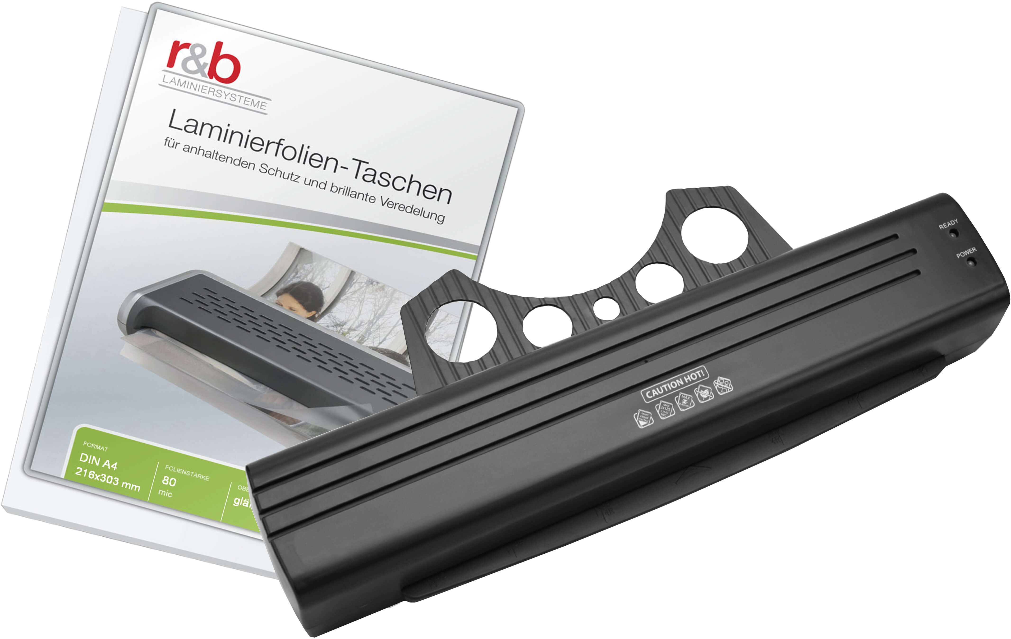 Aktion: Dowell Laminiergerät für DIN A4 mit Laminierfolien | Bestnr. DWL-428-A