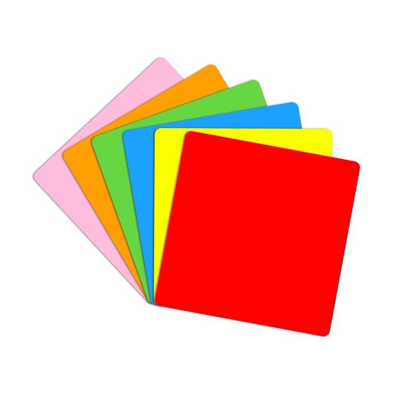 Nano Haftnotizen 10x10 cm – wiederverwendbar, Whiteboard-Oberfläche, 12 Stück, 6 Farben (12 St.)