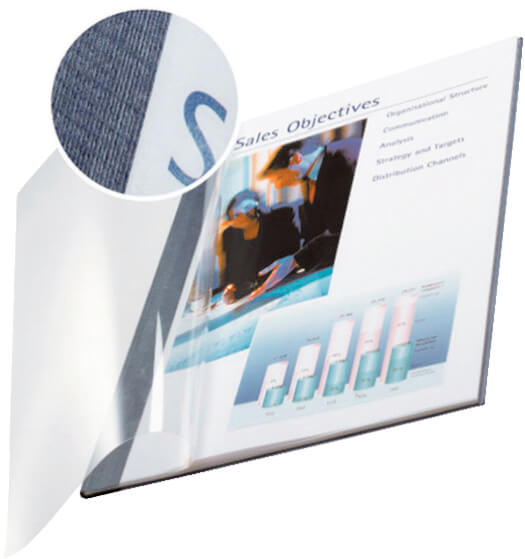 Buchbindemappe Leitz Softcover Classic in blau 36-70 Blatt | Bestnr. LSCTS-BL-A