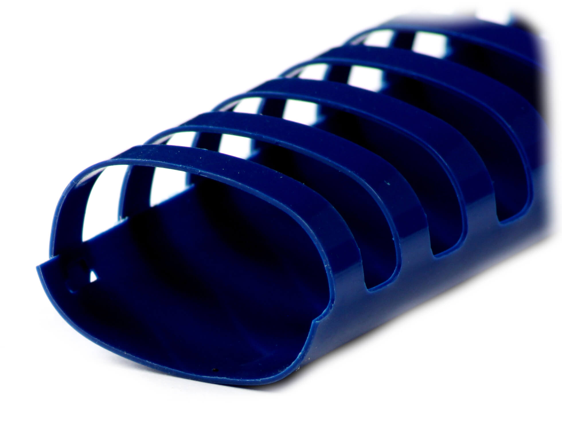 A4 Plastikbinderücken 21 Ringe 25mm, oval in blau | Bestnr. BRP250O-BL