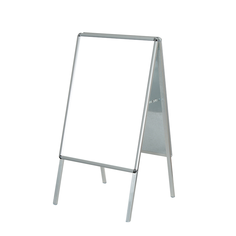 Aluminium Kundenstopper A1, Metall-Rückseite, UV geschützt, PVC, 25 mm Rahmendicke (1 Set)