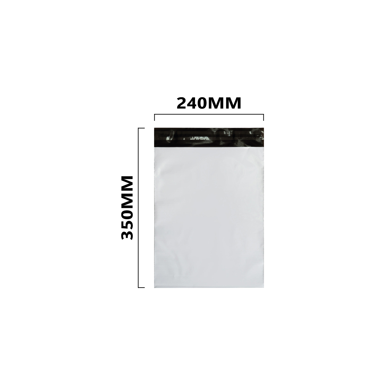 Folienversandtasche 240 x 350 mm Super elastisch (100 Stück)