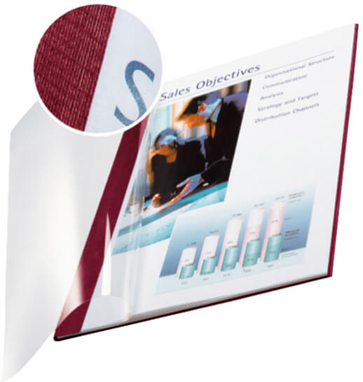 Buchbindemappe Leitz Softcover Classic bordeaux 36-70 Bl. | Bestnr. LSCTS-BO-A