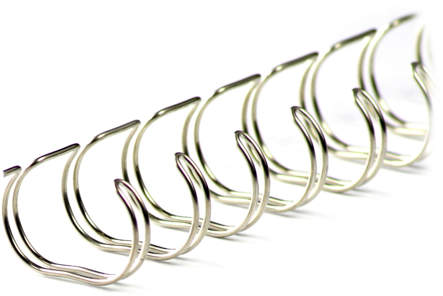 Drahtbinderücken 23 Ringe 15,9mm, A4, 2:1, in brillux | Bestnr. 23RM159WS-BR