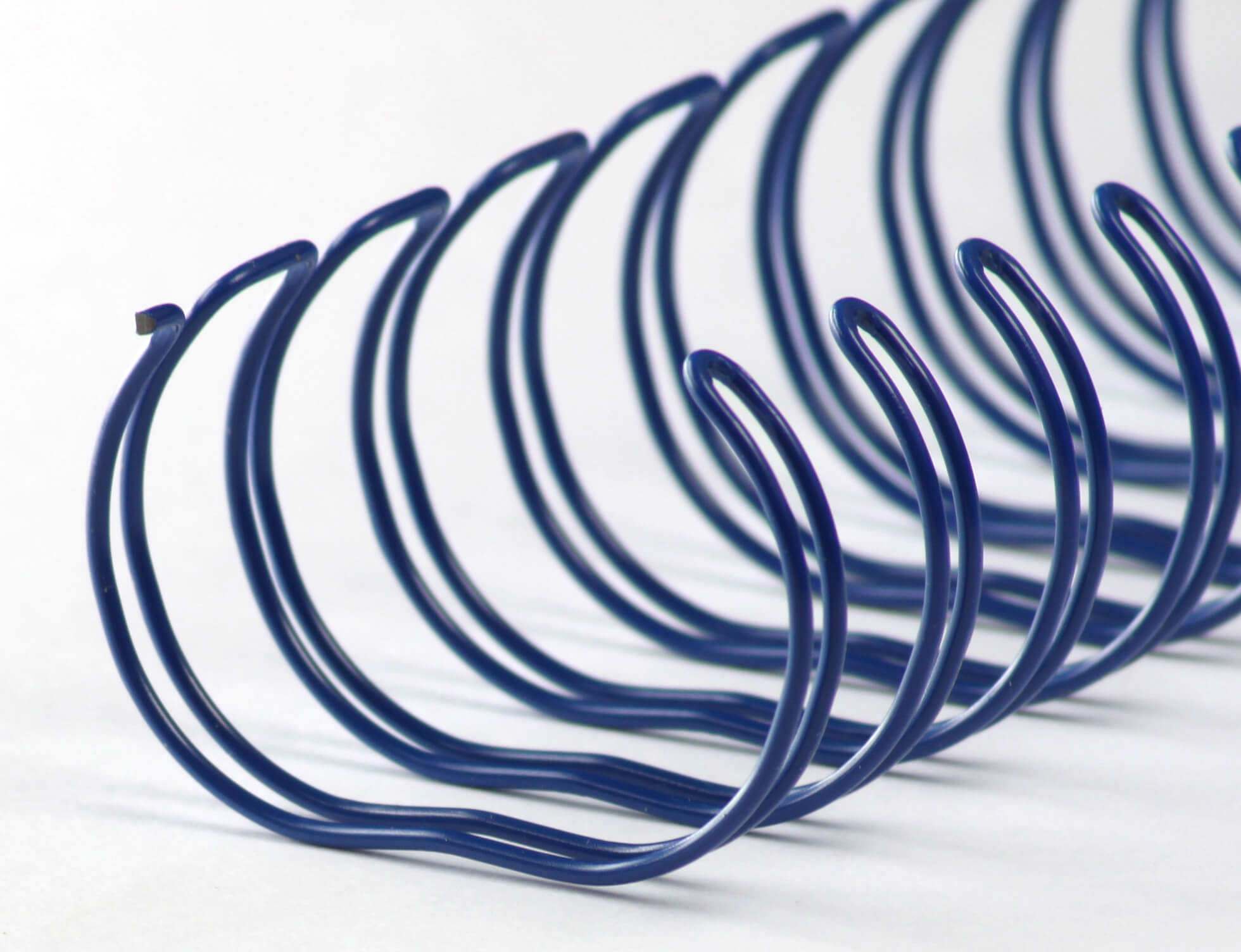 Drahtbinderücken 23 Ringe 31,8mm A4 1 1/4 Zoll 2:1, blau | Bestnr. 23RM318-BL