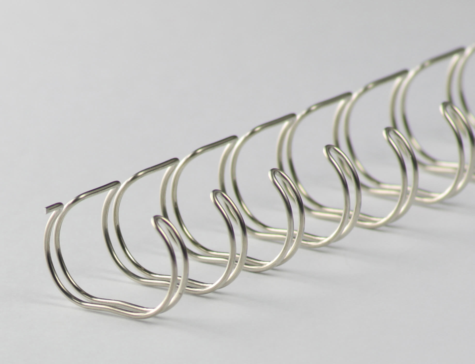 Drahtbinderücken 24 Ringe DIN A5, 12,7 mm 1/2 Zoll brillux | Bestnr. 24RM127-BR