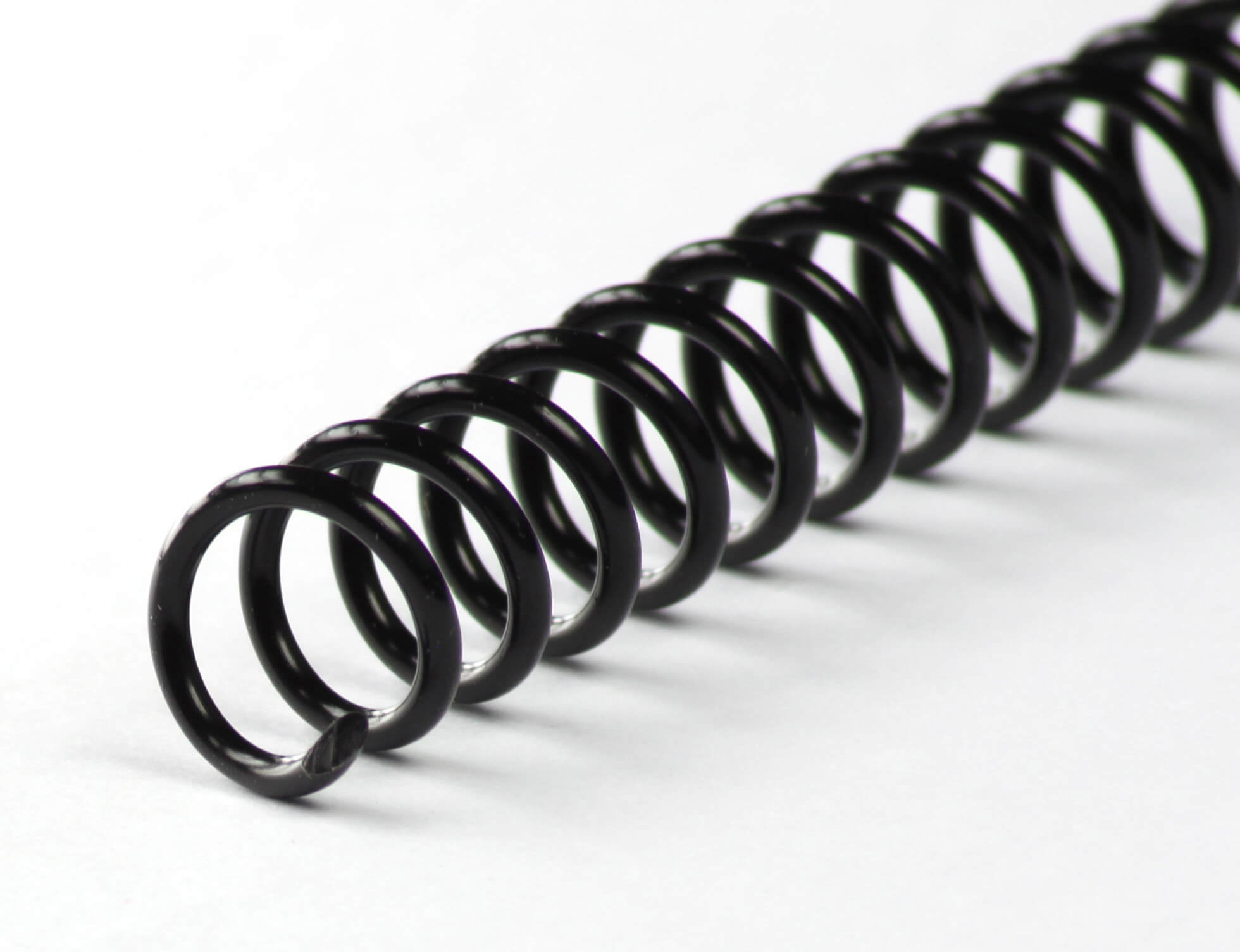 Binderücken CoilBind 47 Ringe 8mm, 4:1 Teilung schwarz | Bestnr. CC08-SW