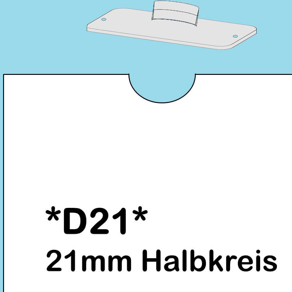 Stanzmesser für M70 D21 Halbkreisstanze, Ersatzteil | Bestnr. MESSERD21