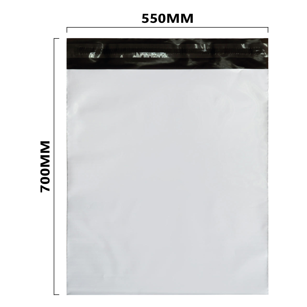 Folienversandtasche 550x700 mm Super elastisch (100 Stück)
