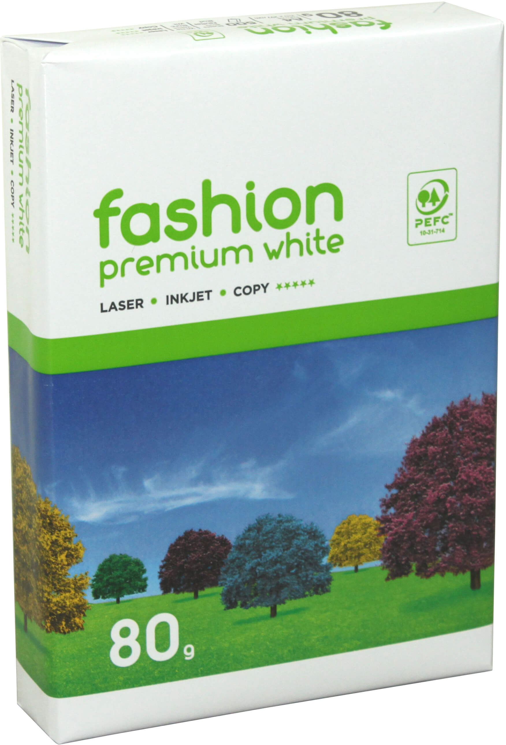 Kopierpapier für Drucker Fashion DIN A4 80g hochweiss | Bestnr. FASHION