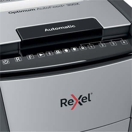 Rexel Aktenvernichter AUTOFEED 300 Blatt P4 schwarz (1 Stück)