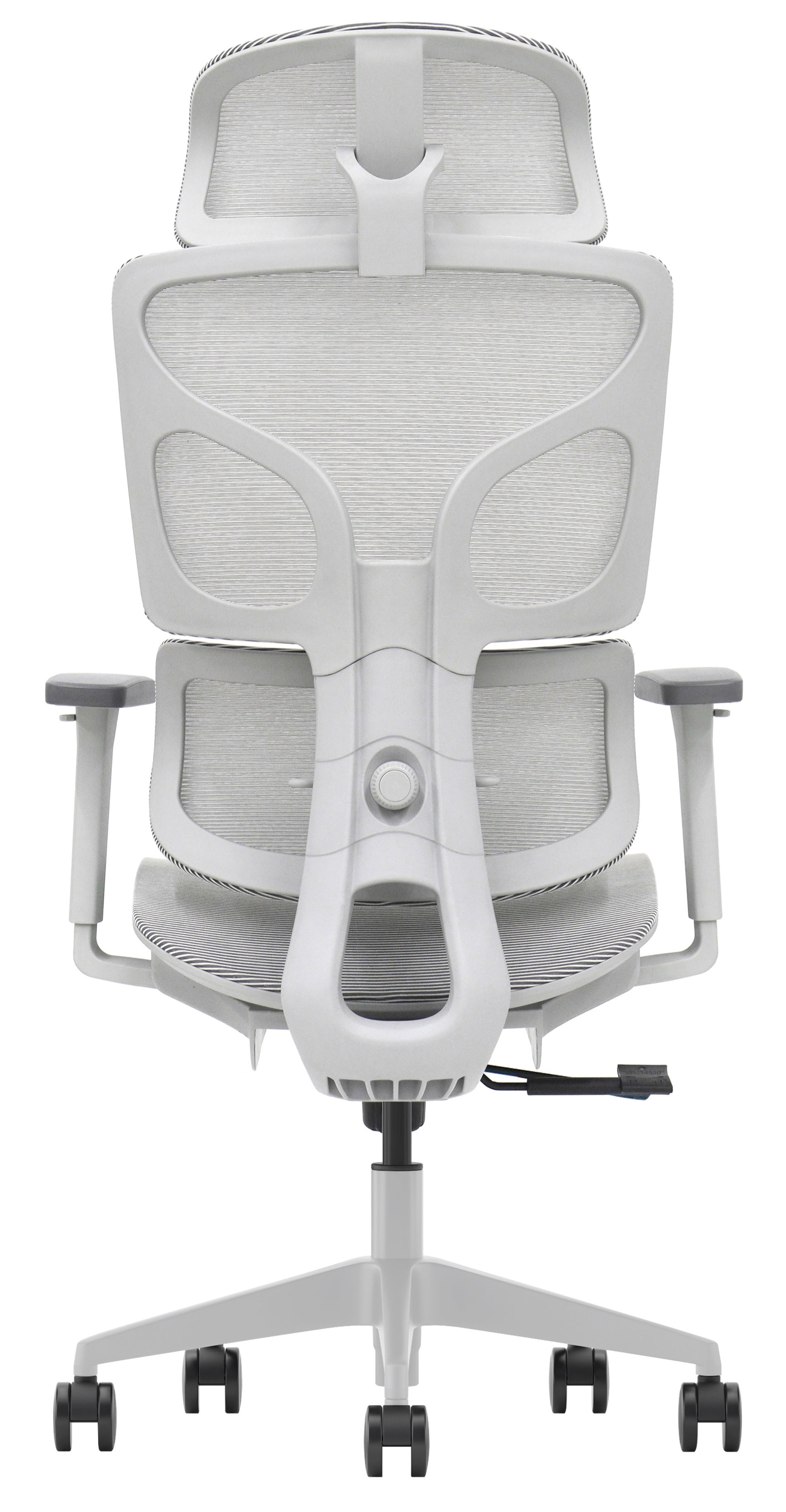 Ergonomischer Bürostuhl, höhenverstellbar, Business Chair, grau (1 Stück)