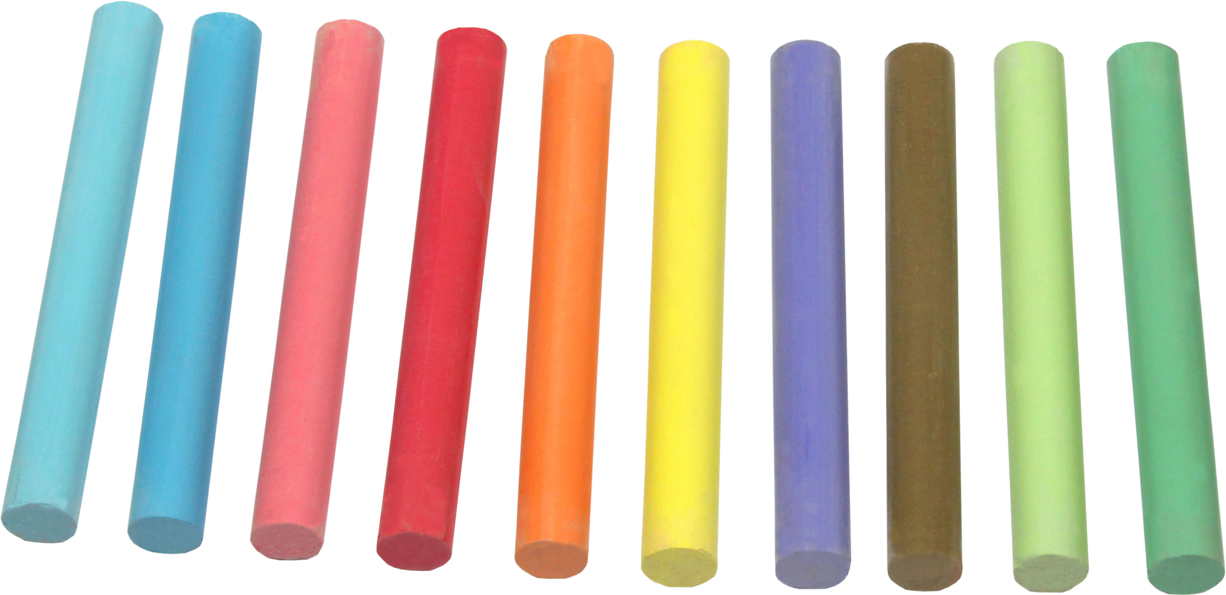 Schulkreide farbig sortiert rund 80 x 10 mm lieferbar | Bestnr. RC1190