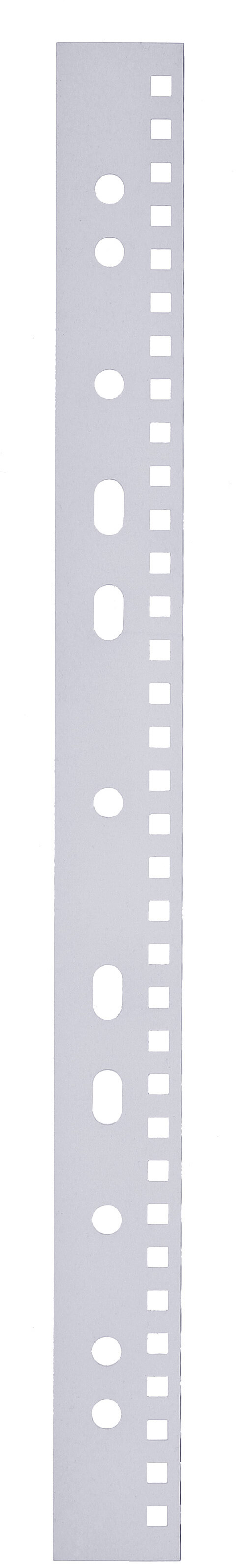Abheftstreifen aus transparentem PVC 300 mic mit 4 fach-Lochung Draht 3:1 (100 Stück)