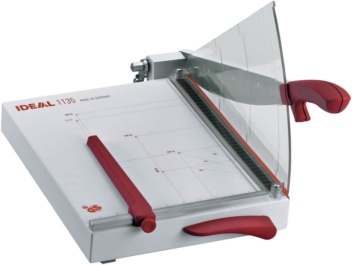 Hebelschneider Ideal 1135 für A4 & A3, Schnittlänge 350 mm | Bestnr. IDEAL1135
