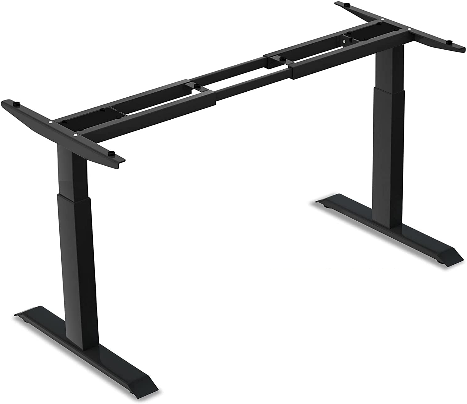 Höhenverstellb. Tischgestell L100-180cm H61-120cm schwarz | Bestnr. NT33-2A2-SW