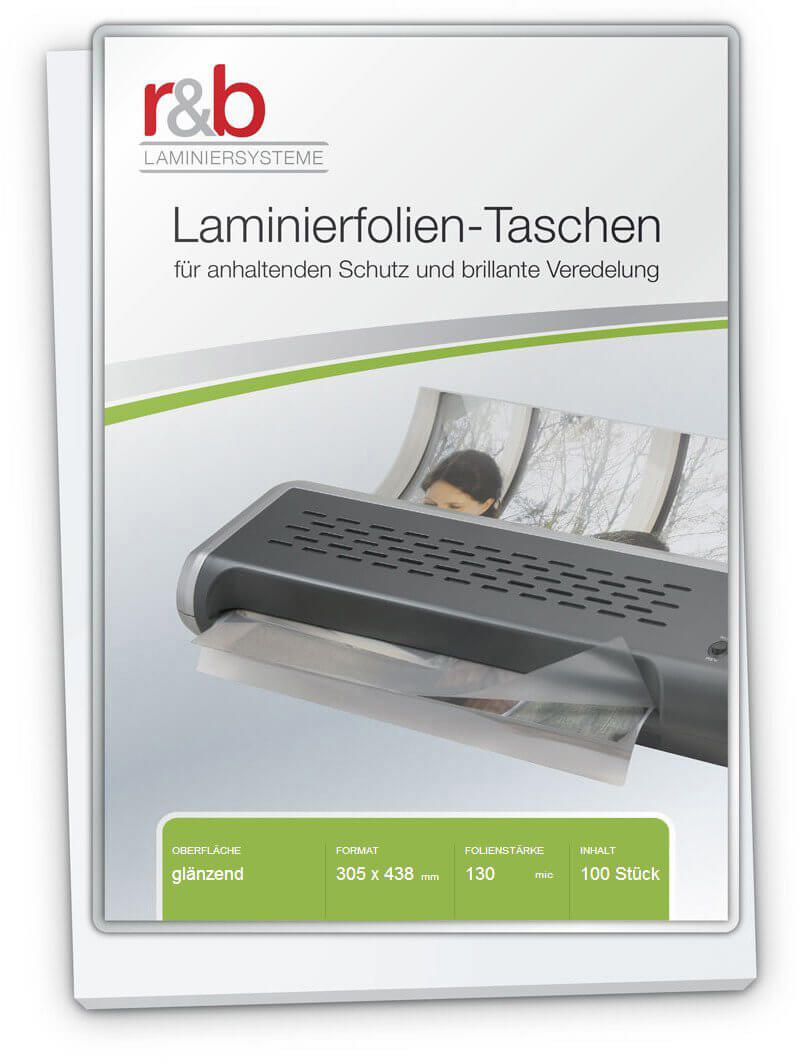 Laminierfolien A3 312 x 438mm 130mic zum Kaltlaminieren | Bestnr. KALTA3-130-100STK