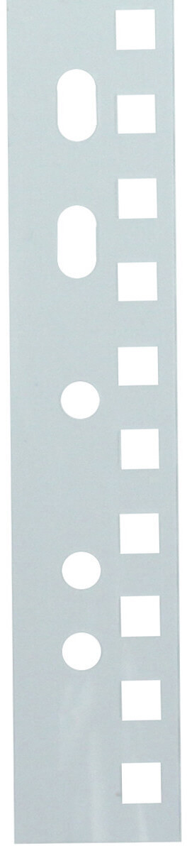 Abheftstreifen aus transparentem PVC 300 mic mit 4 fach-Lochung Draht 2:1 - A5 (100 Stück)
