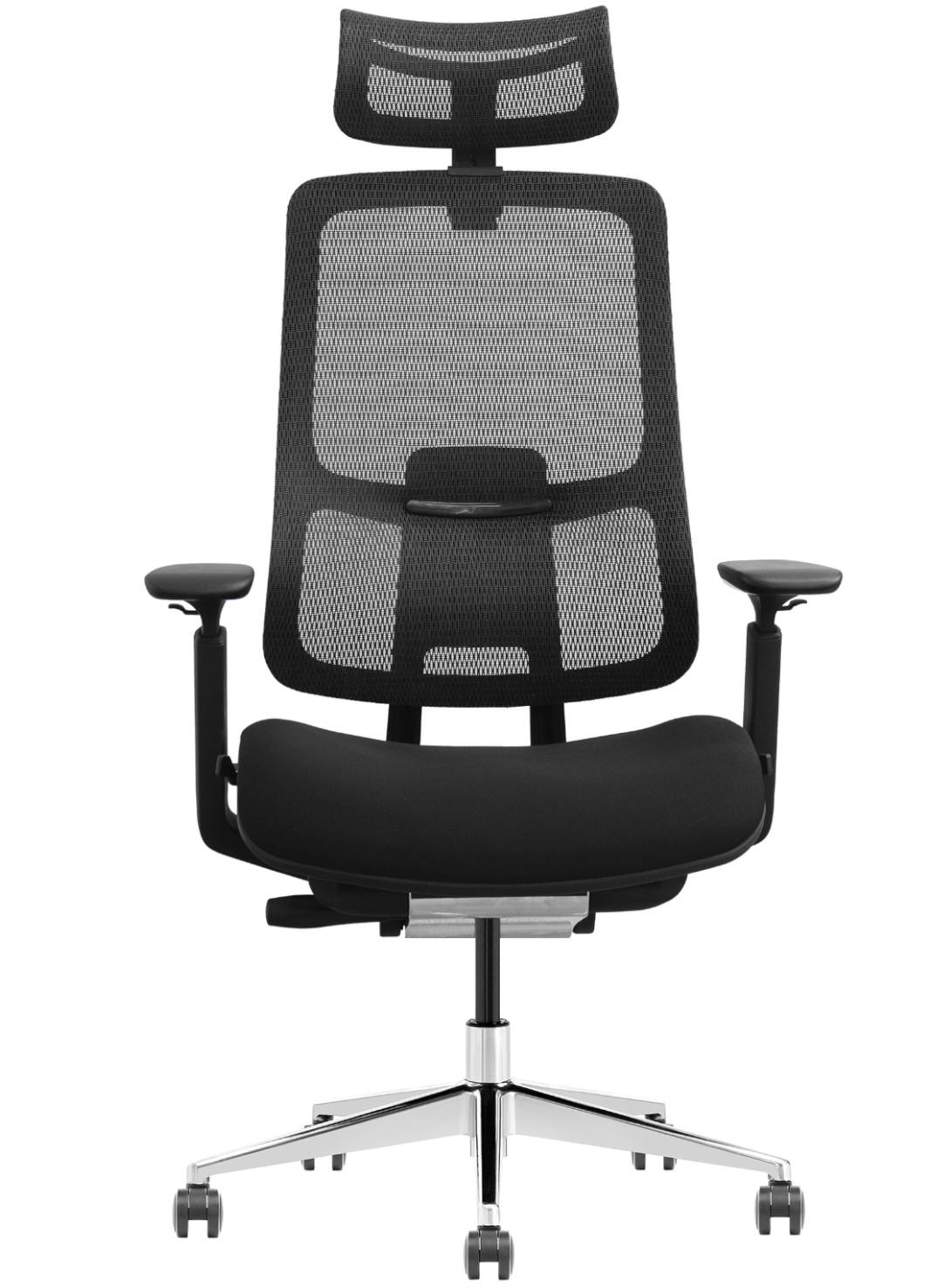 Ergonomischer Bürostuhl, höhenverstellbar, Business Chair, 75x40x64, schwarz (1 Stück)