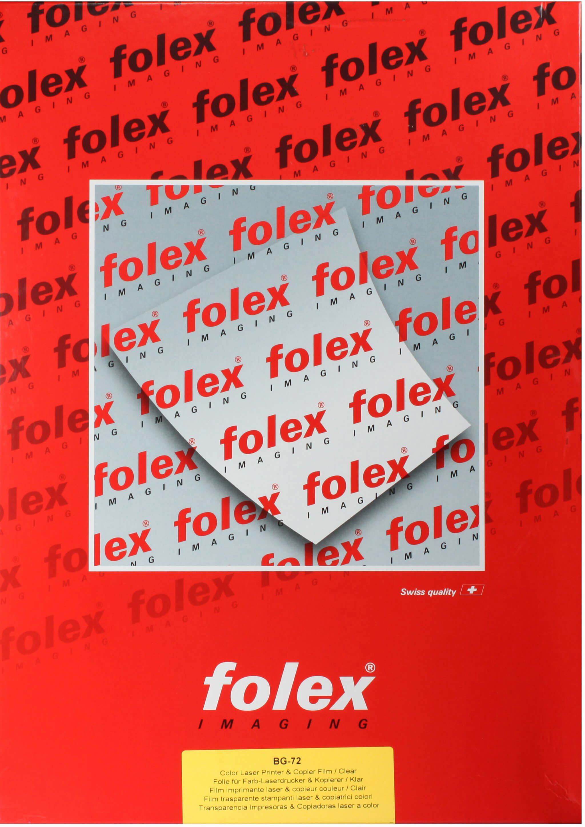 Folex Overheadfolie für Kopierer + Drucker DIN A3, 125mic | Bestnr. FOLEX-BG-72-A3