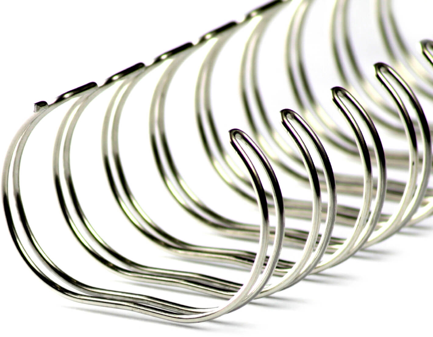 Drahtbinderücken 23 Ringe 31,8mm A4 1 1/4 Zoll 2:1 brillux | Bestnr. 23RM318-BR