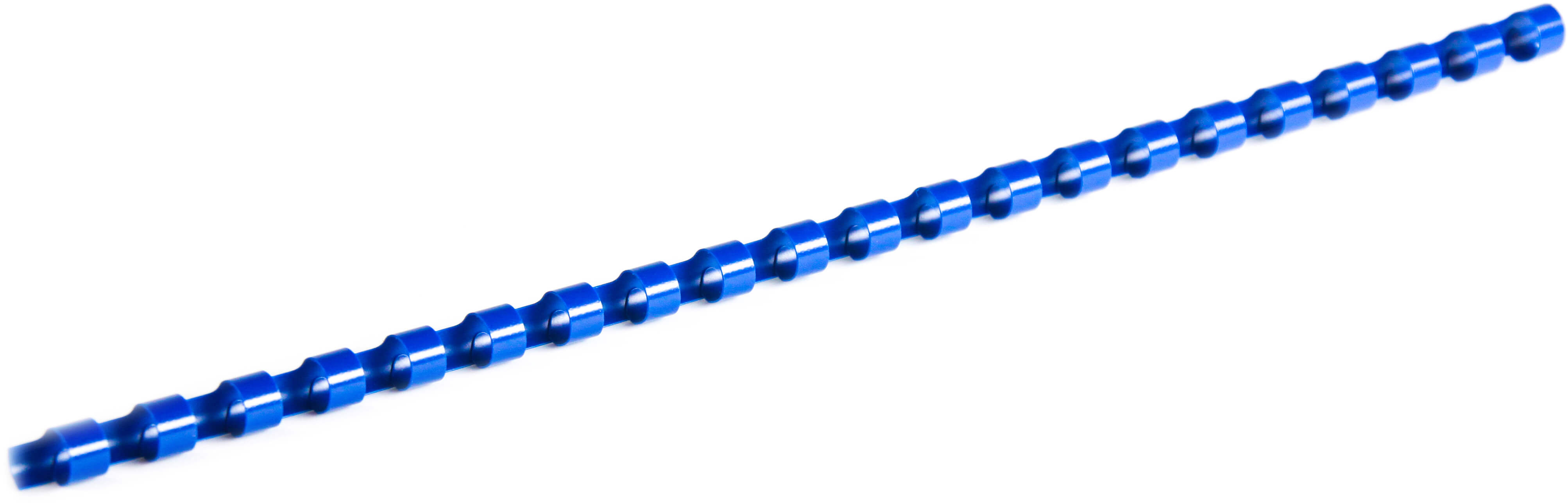Plastikbinderücken 21 Ringe 6mm blau (100 Stück)