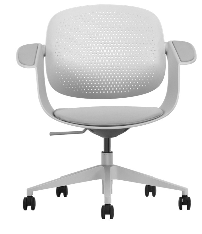 Ergonomischer Bürostuhl, höhenverstellbar, Home Chair, grau, 66x65x36 (1 Stück)