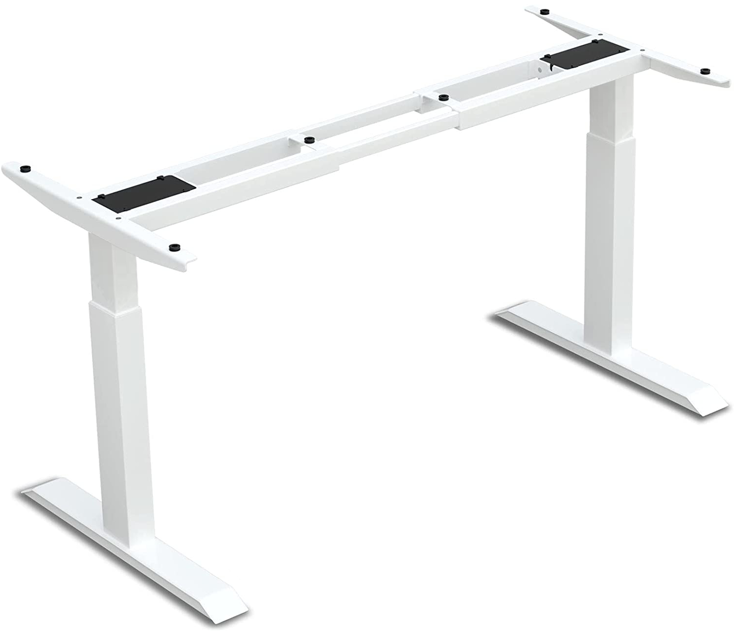 Höhenverstellbares Tischgestell L100-180cm H61-120cm weiß | Bestnr. NT33-2A2-WS