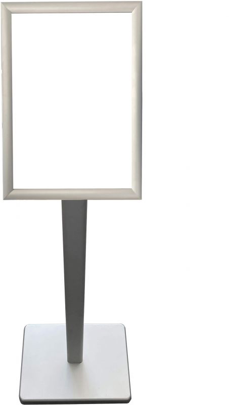 Vorführartikel Plakatständer DIN A4 Silber (1 Stück)
