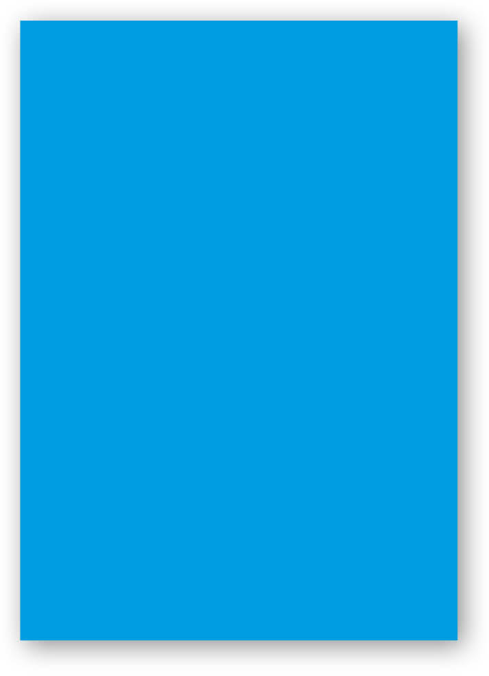Umschlag Cover aus Polypropylen DIN A4 0,30 mm blau | Bestnr. POLYCOVER-BL