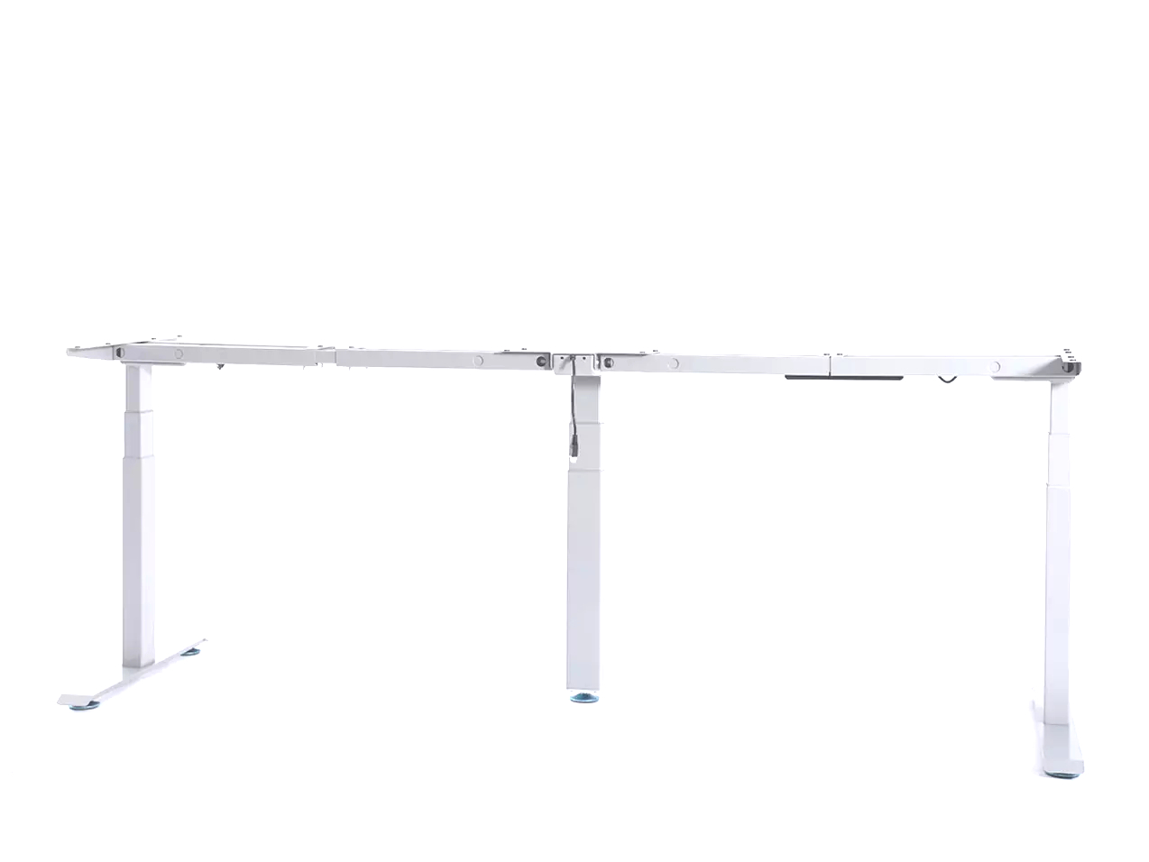 Elektrisch verstellbares Tischgestell, bis Höhe 125cm weiß | Bestnr. NT33-3A3-120