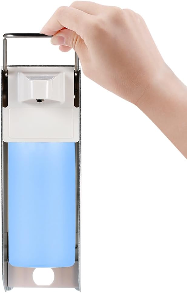 Seifenspender, 500 ml, Aluminiumrahmen, 1-3 ml/Dosierung, Metallhebel (1 Stück)