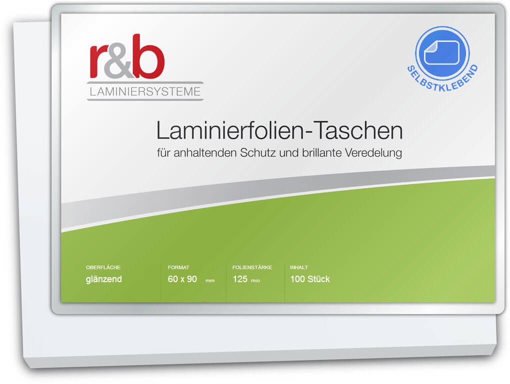 Laminierfolien Business Card (60 x 90 mm), 2 x 125 micron | Bestnr. FT-BC-125S