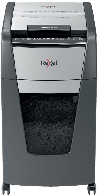 Rexel Aktenvernichter AUTOFEED 300 Blatt P5 in schwarz | Bestnr. REXEL-OPTIMUM-AUTO300M