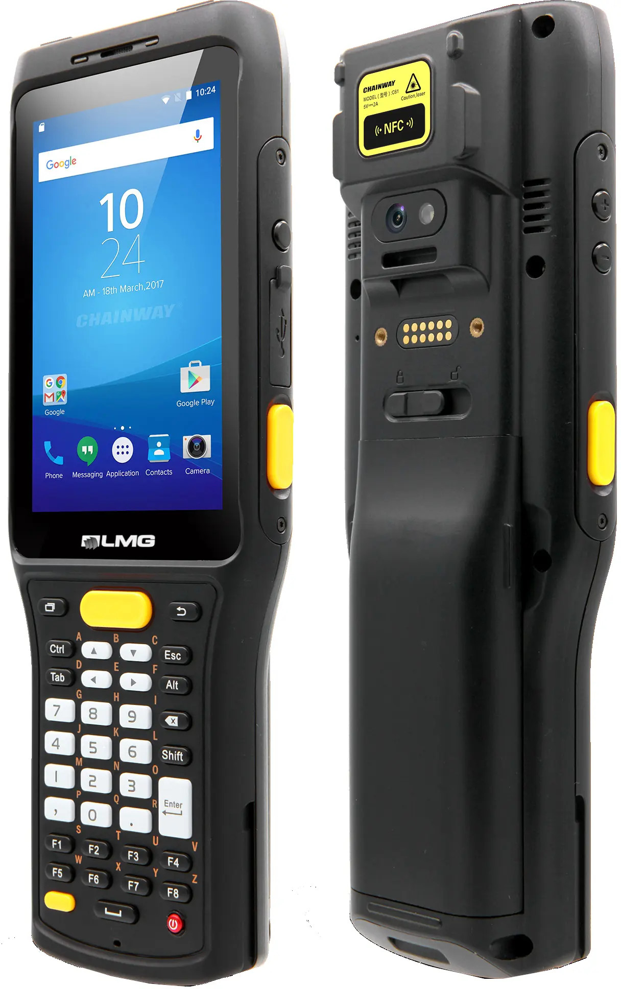 Barcode Scanner, (4+64gb) Bluetooth, NFC, 2D Zebra Scanning, Andoid 11.0, 4 Zoll, Kamera, 4G (1 Stück)