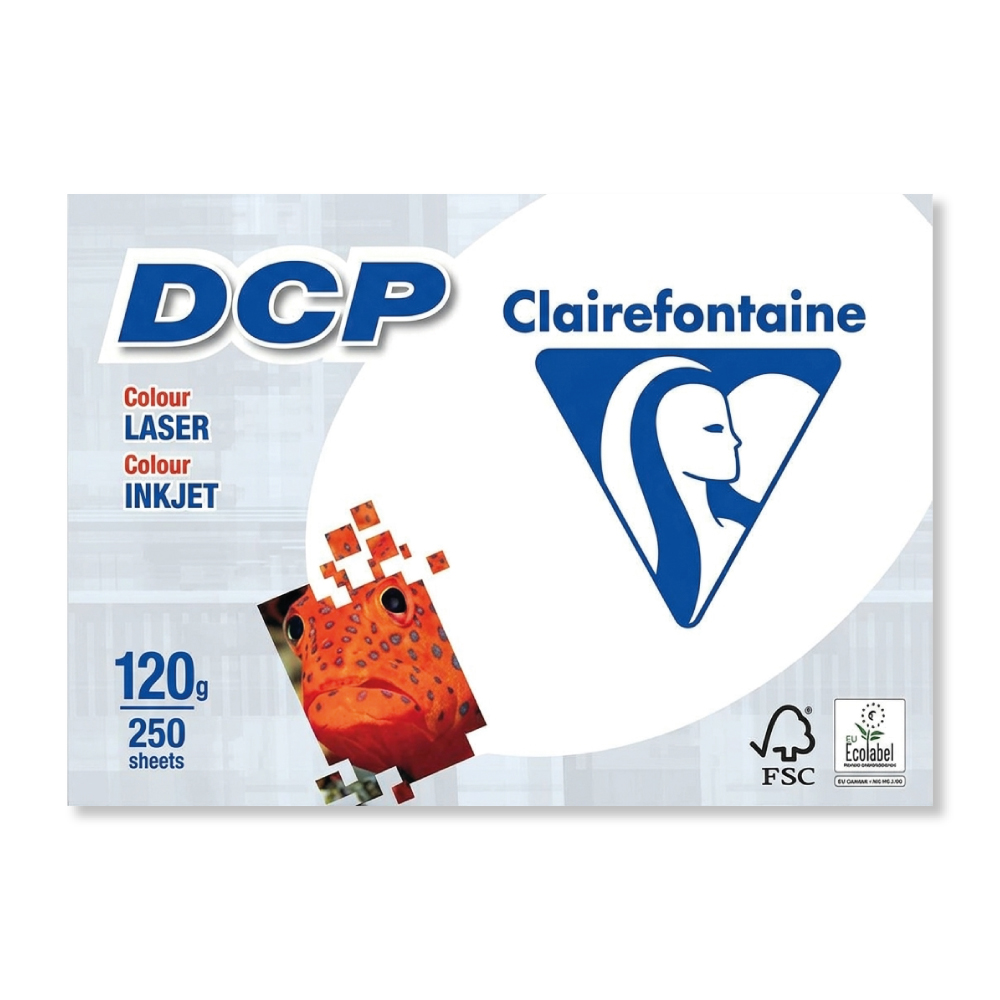 Clairefontaine DCP glossy Paper 120 g/m² DIN A3 für briliante Farblaseraudrucke und Tintenstrahlausdrucke (250 Bl)