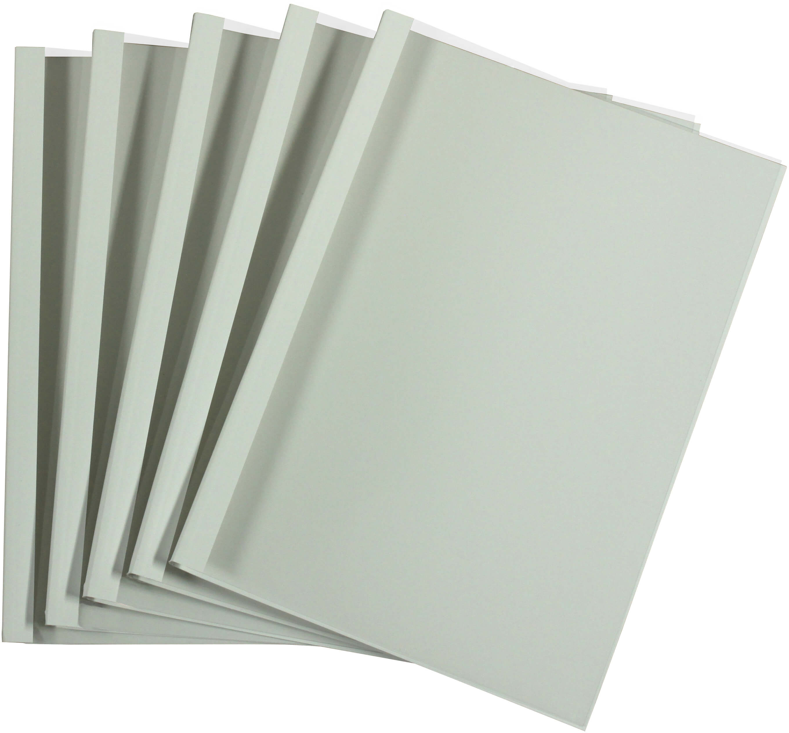 Thermobindemappe Schlitzstanzung, klare Folie, 220g, 10 mm | Bestnr. LMG-BMWEISS-R10