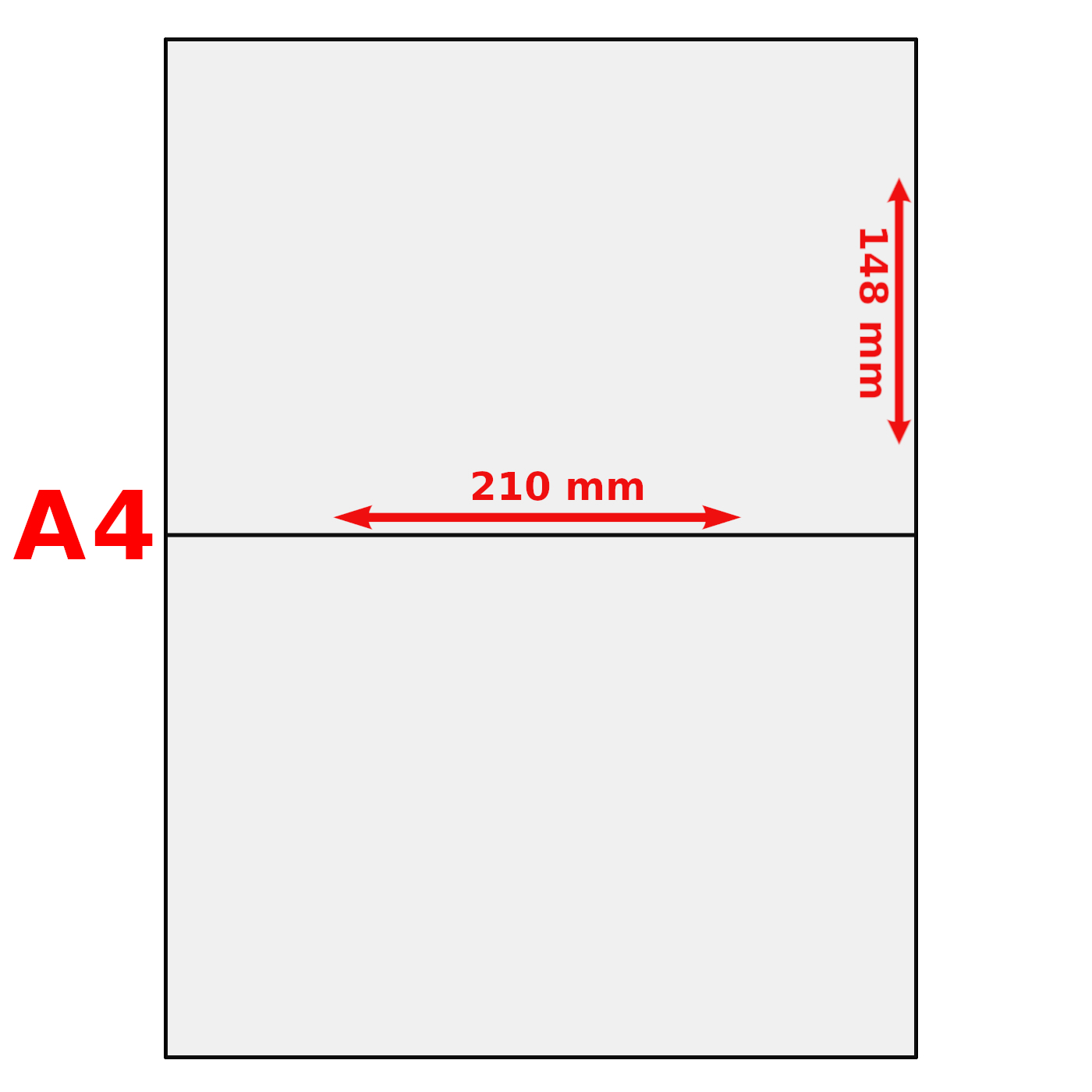 Folie, 190mic, DIN A4 opak weiß für Korier und Laserdrucker auf 148 x 210 (1x) perforiert (100 Stück)